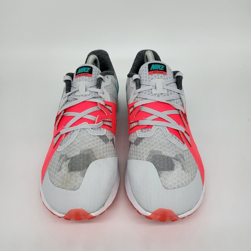 Nike Zoom Rival Waffle 'Pure Platinum Clear Jade' Women's Racing Shoes Size 10 - Picture 2 of 8